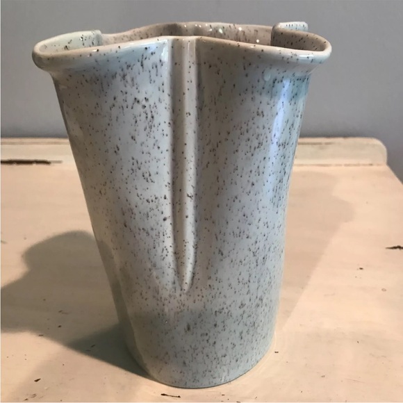Vintage California Art Pottery Wm Frazier Speckled Glaze Vase Signed & Numbered - Picture 5 of 12